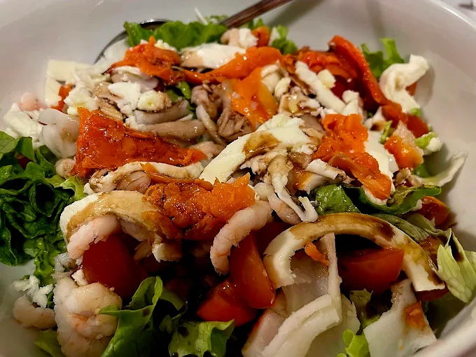 Piatto del menù Menu turistico