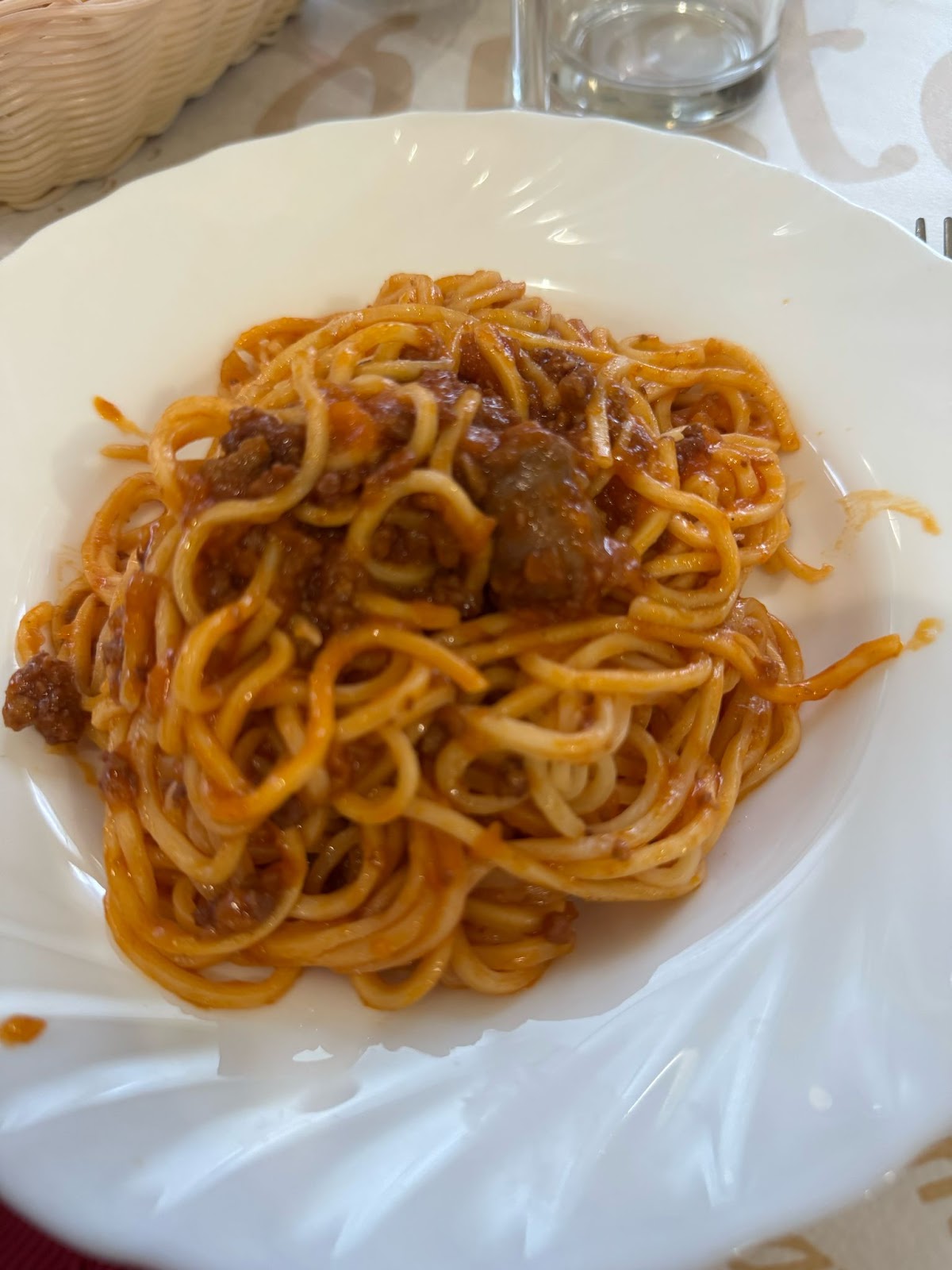 Piatto del menù Menu turistico