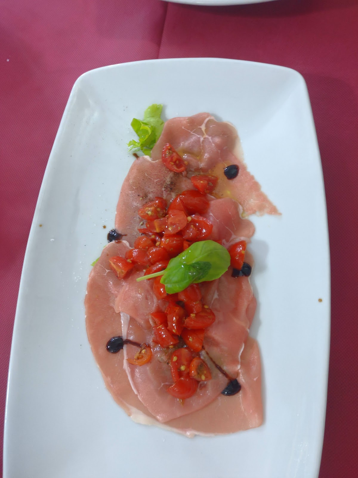 Piatto del menù Menu turistico