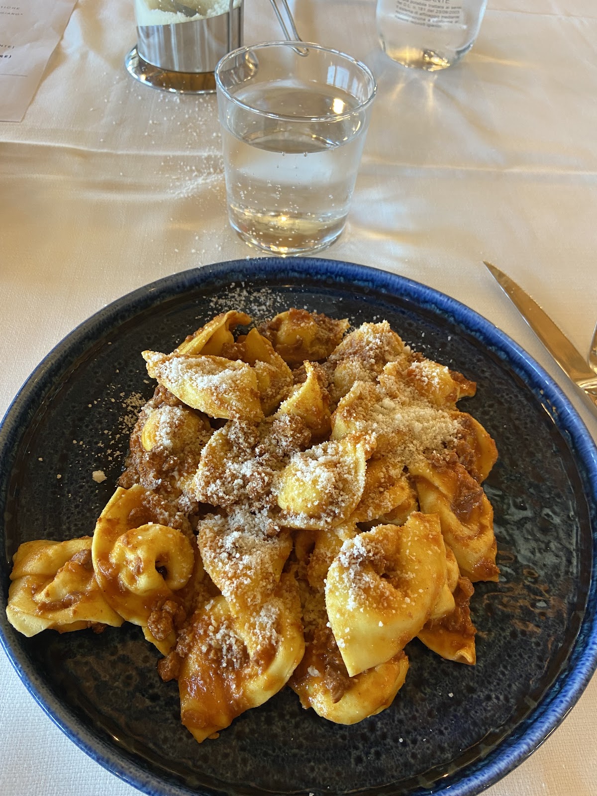 Piatto del menù Menu turistico