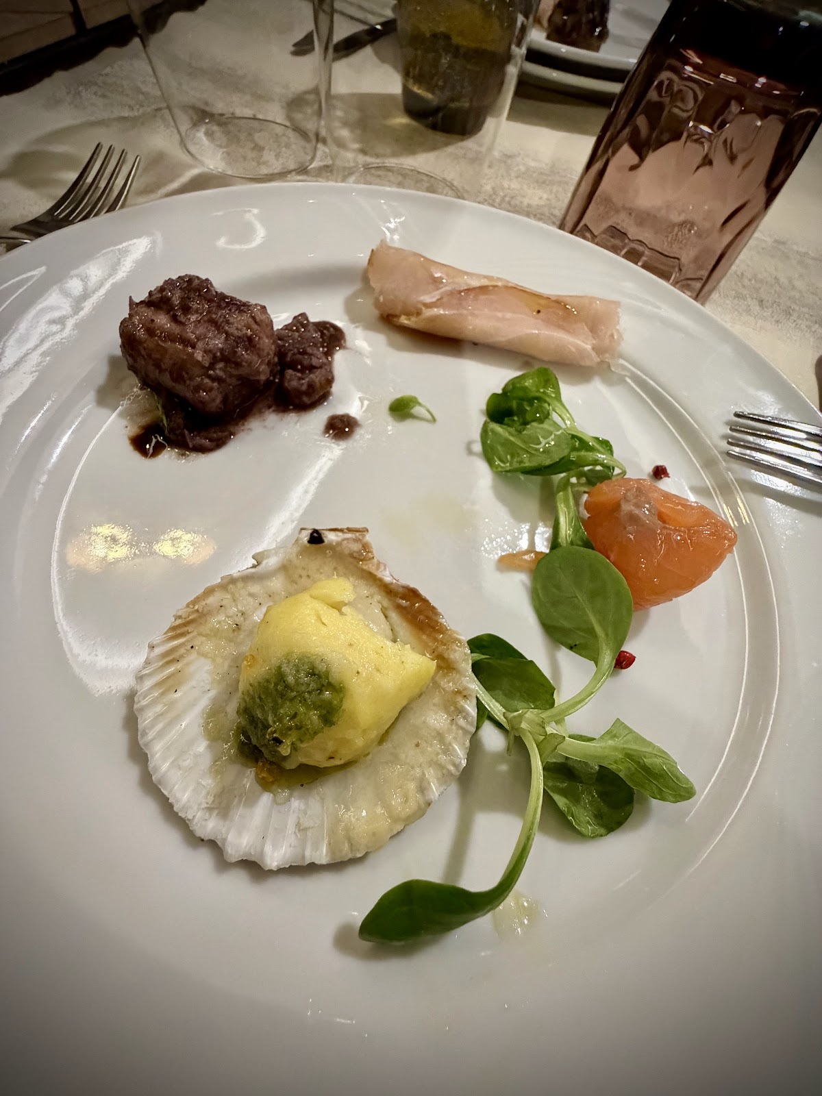 Piatto del menù Menu turistico