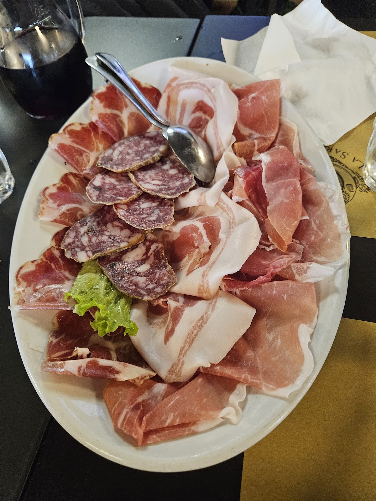 Piatto del menù Menu turistico di Terra