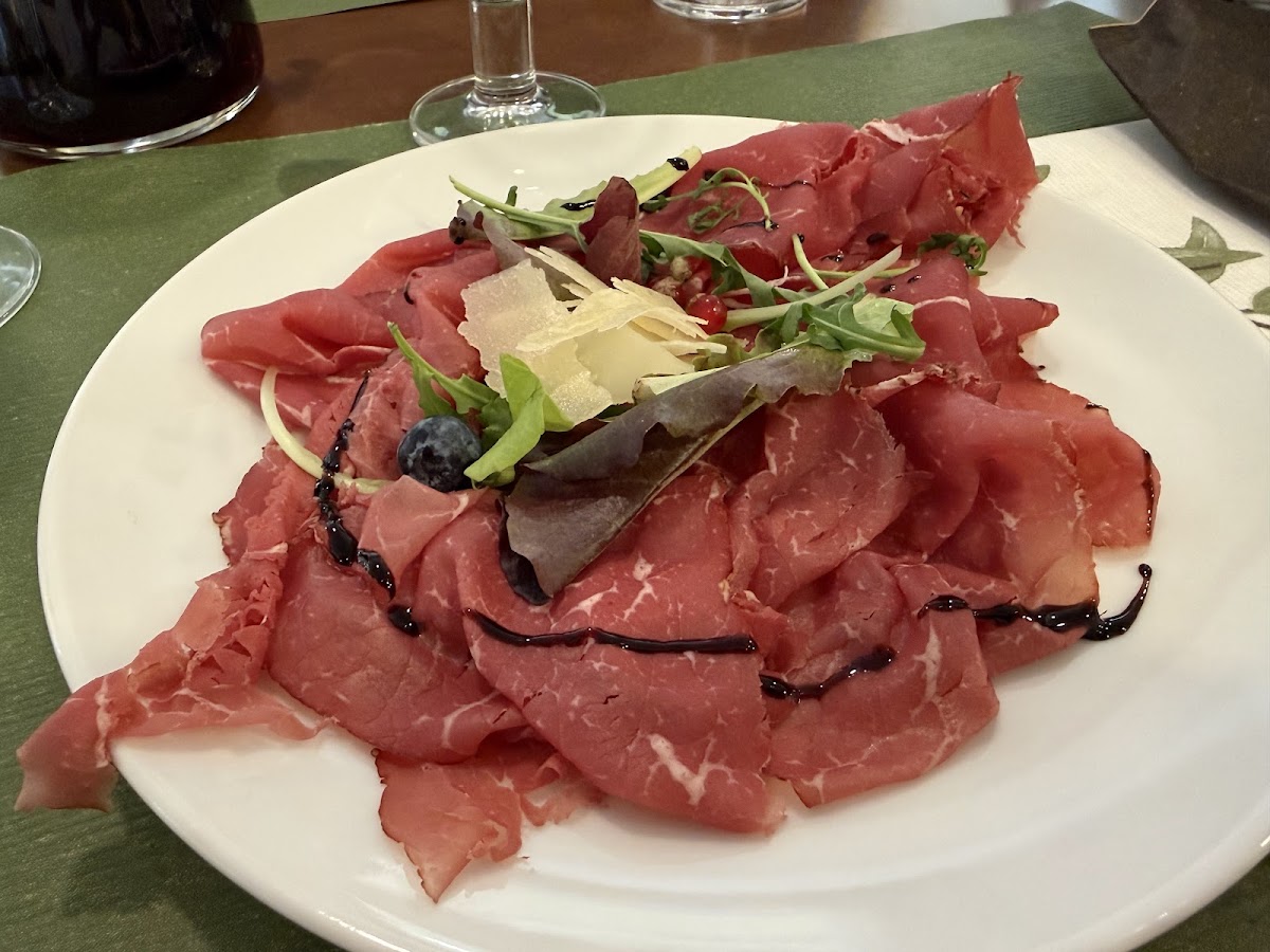 Piatto del menù Menu turistico