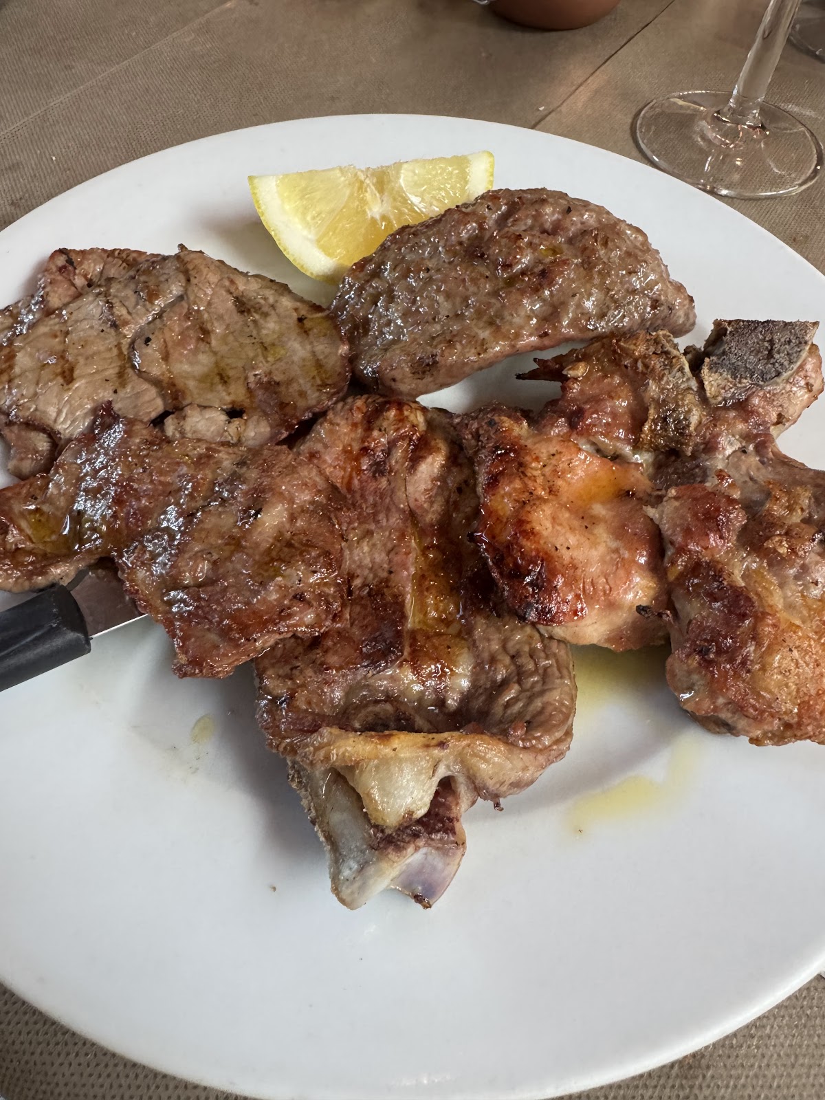 Piatto del menù Menu turistico