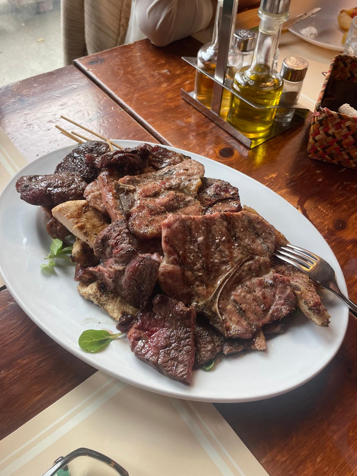 Piatto del menù Menu turistico