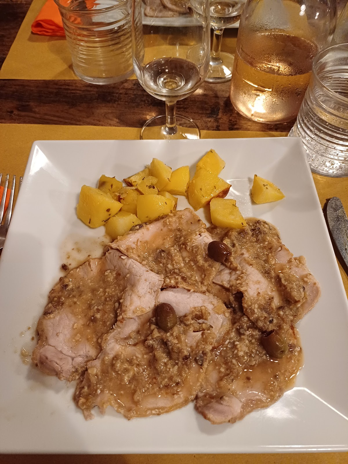 Piatto del menù Menu turistico