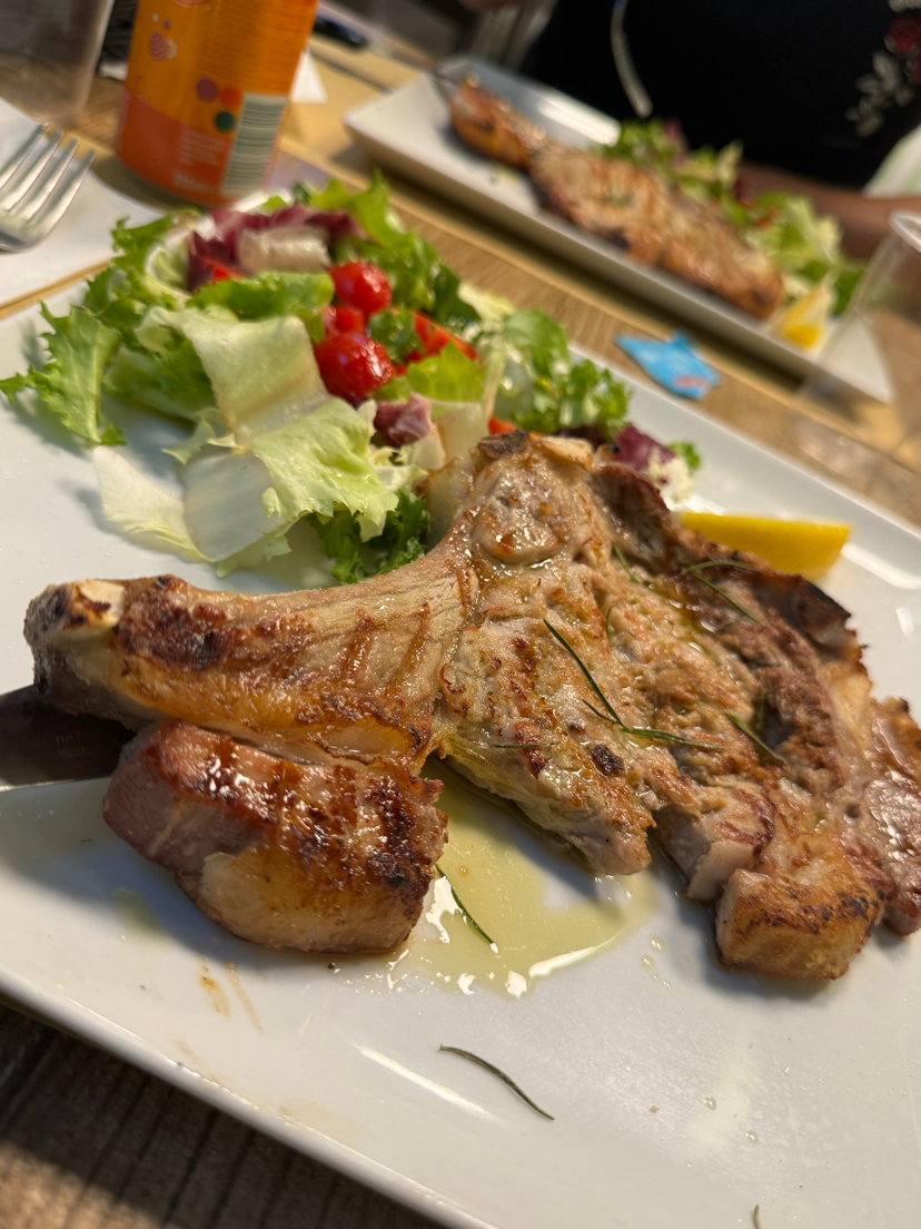 Piatto del menù Menu turistico