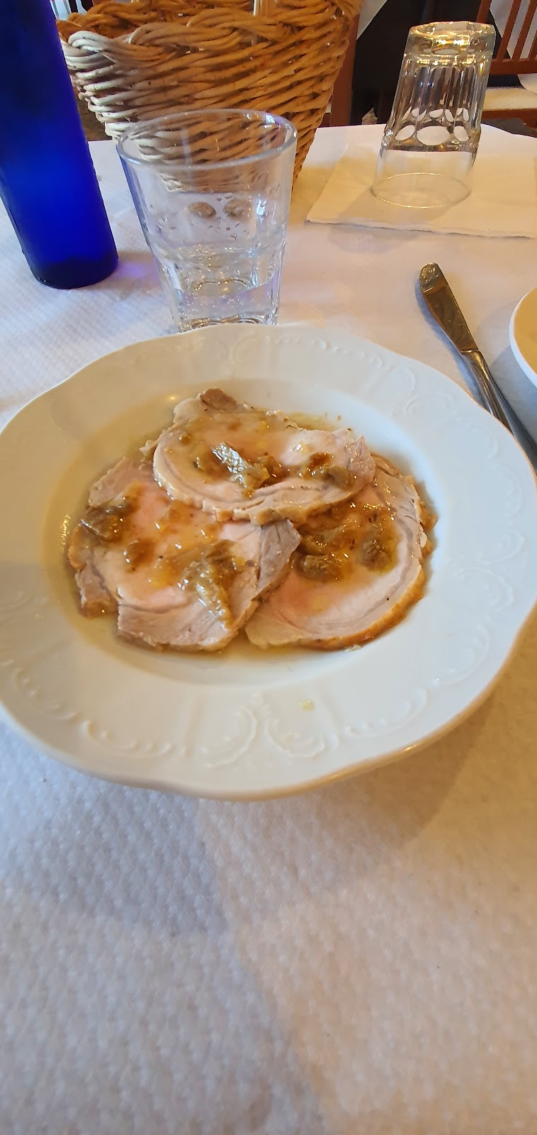 Piatto del menù Menu turistico