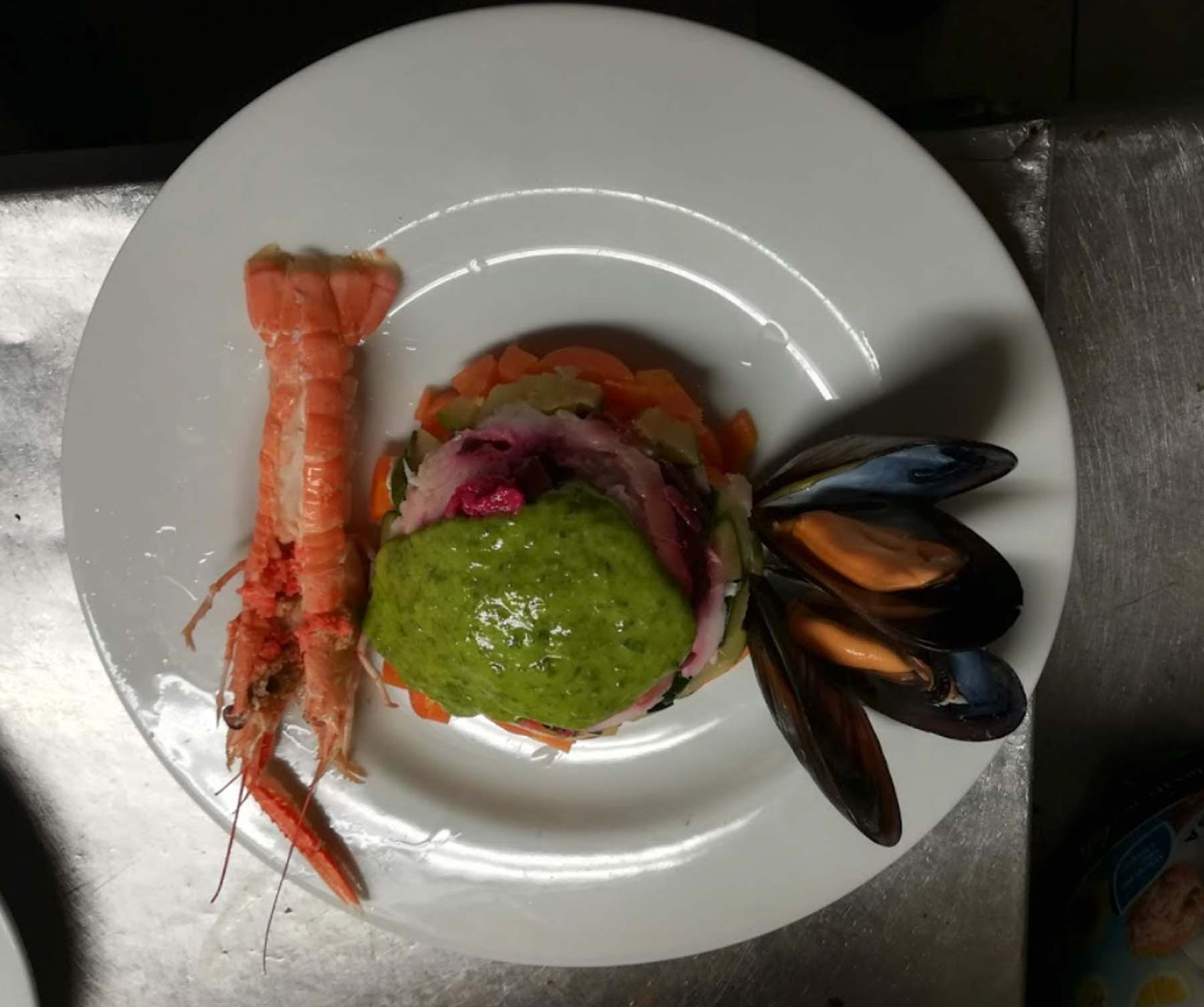 Piatto del menù Menu turistico