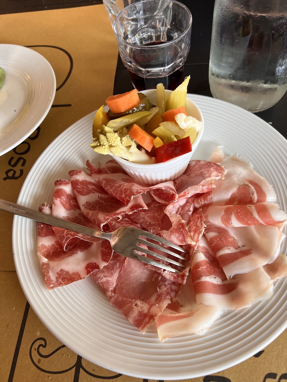 Piatto del menù Menu turistico di Terra