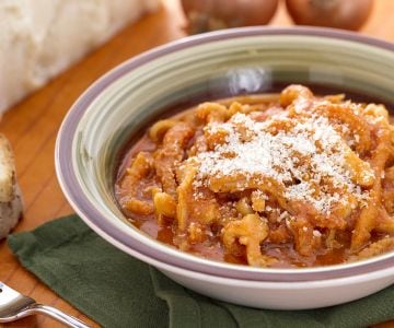 Piatto del menù Menu turistico