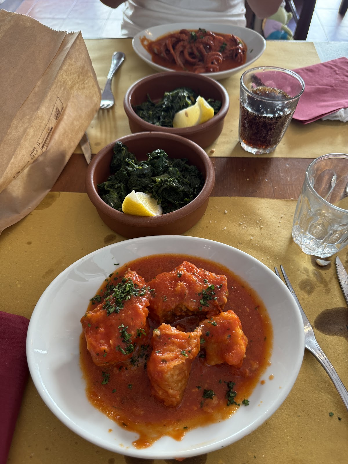 Piatto del menù Menu turistico