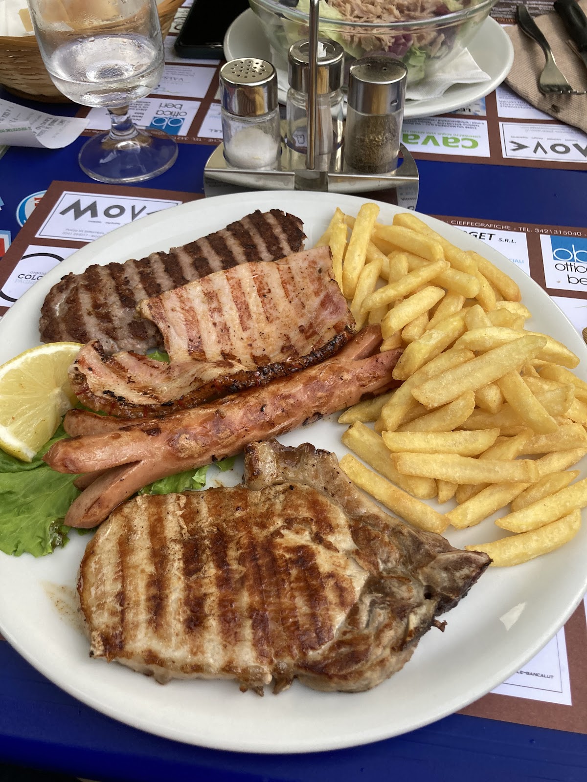 Piatto del menù Menu turistico