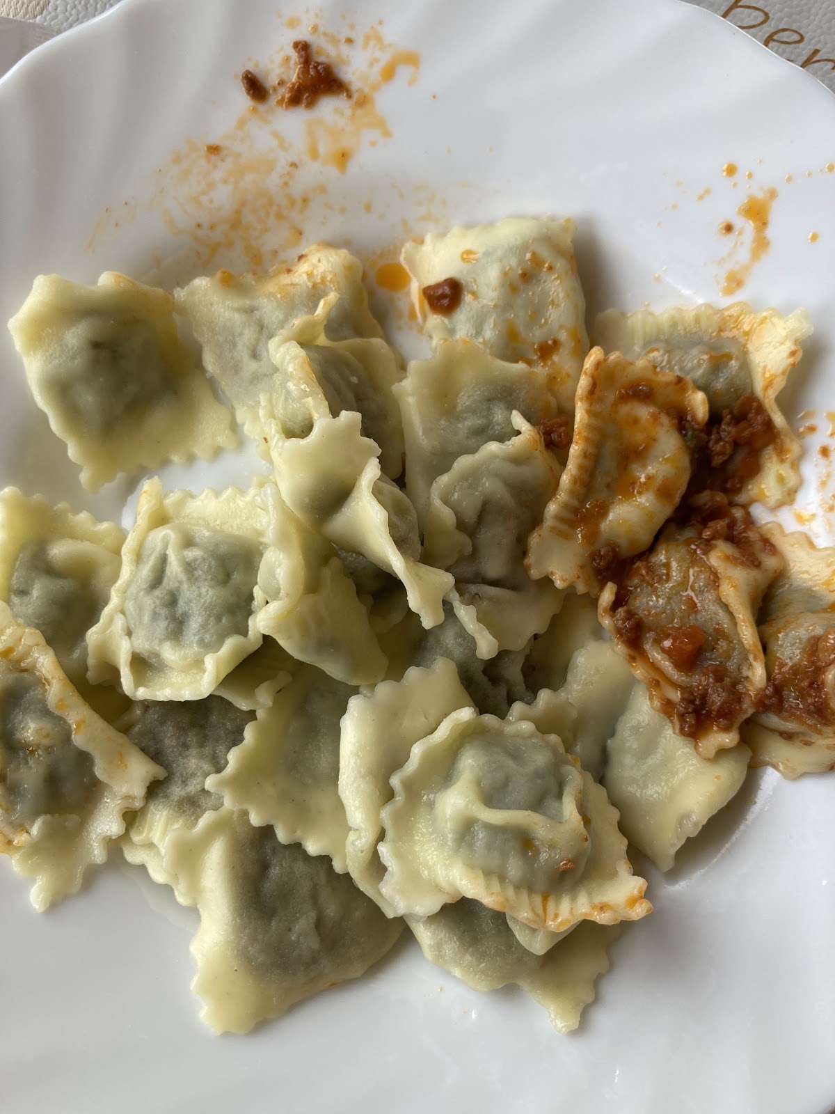 Piatto del menù Menu turistico