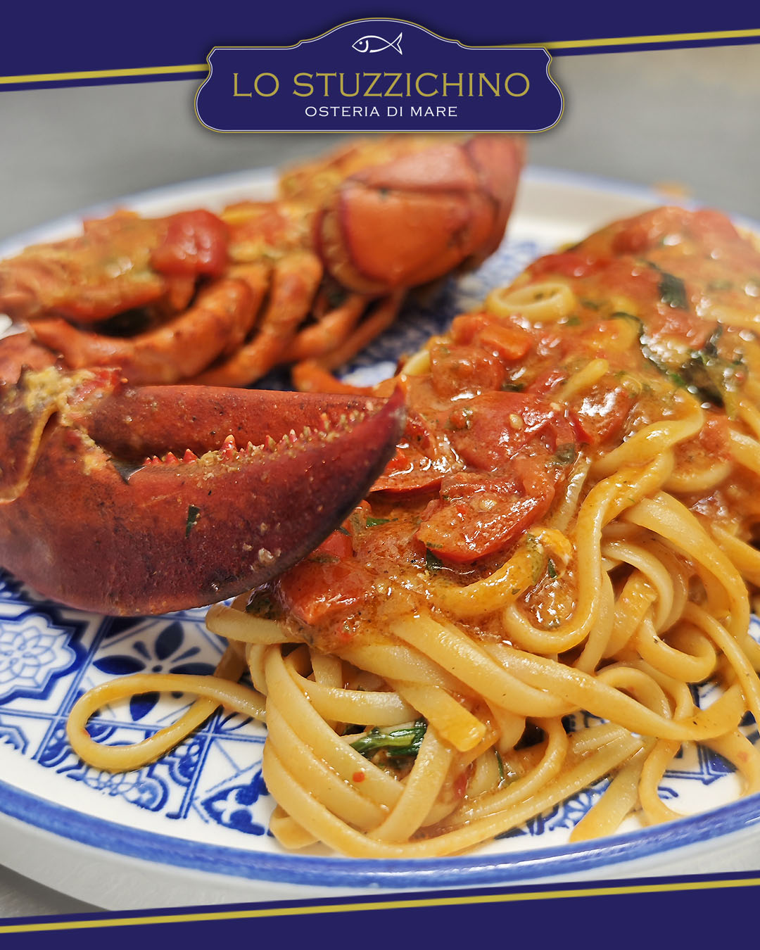Piatto del menù Menu di Mare