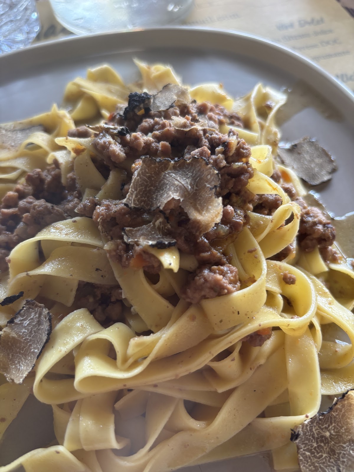 Piatto del menù Menu turistico