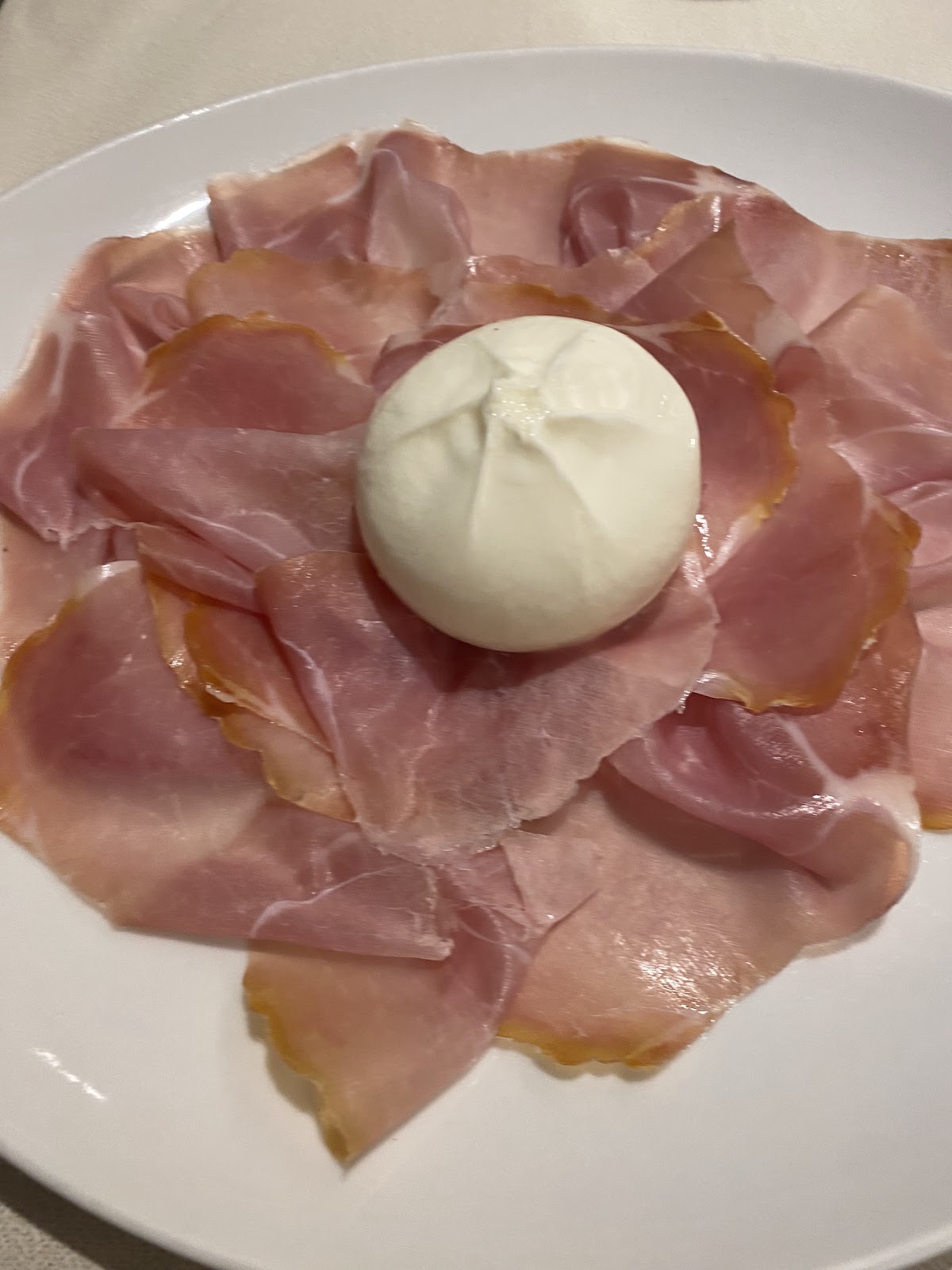 Piatto del menù Menu turistico