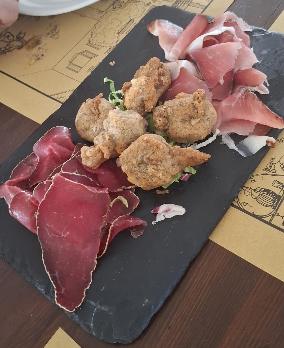 Piatto del menù Menu turistico