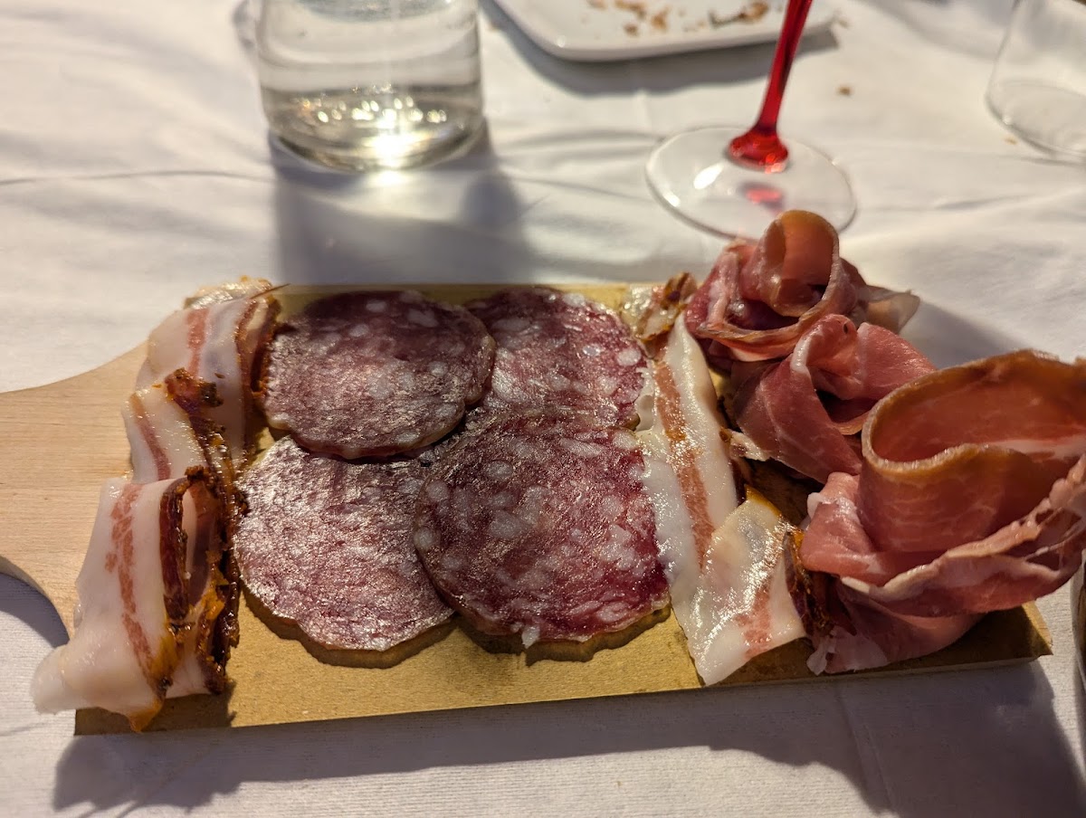Piatto del menù Menu turistico