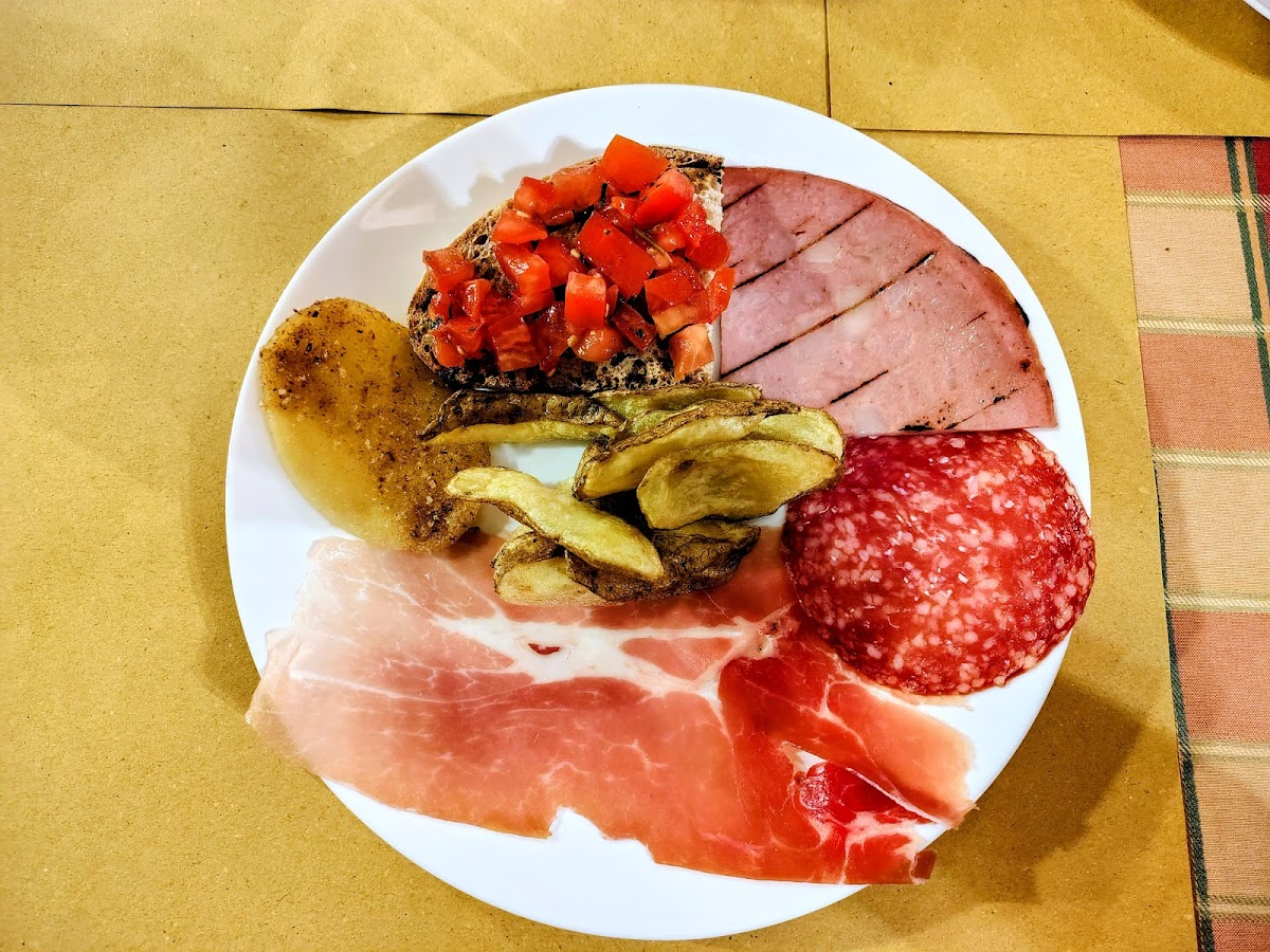 Piatto del menù Menu turistico