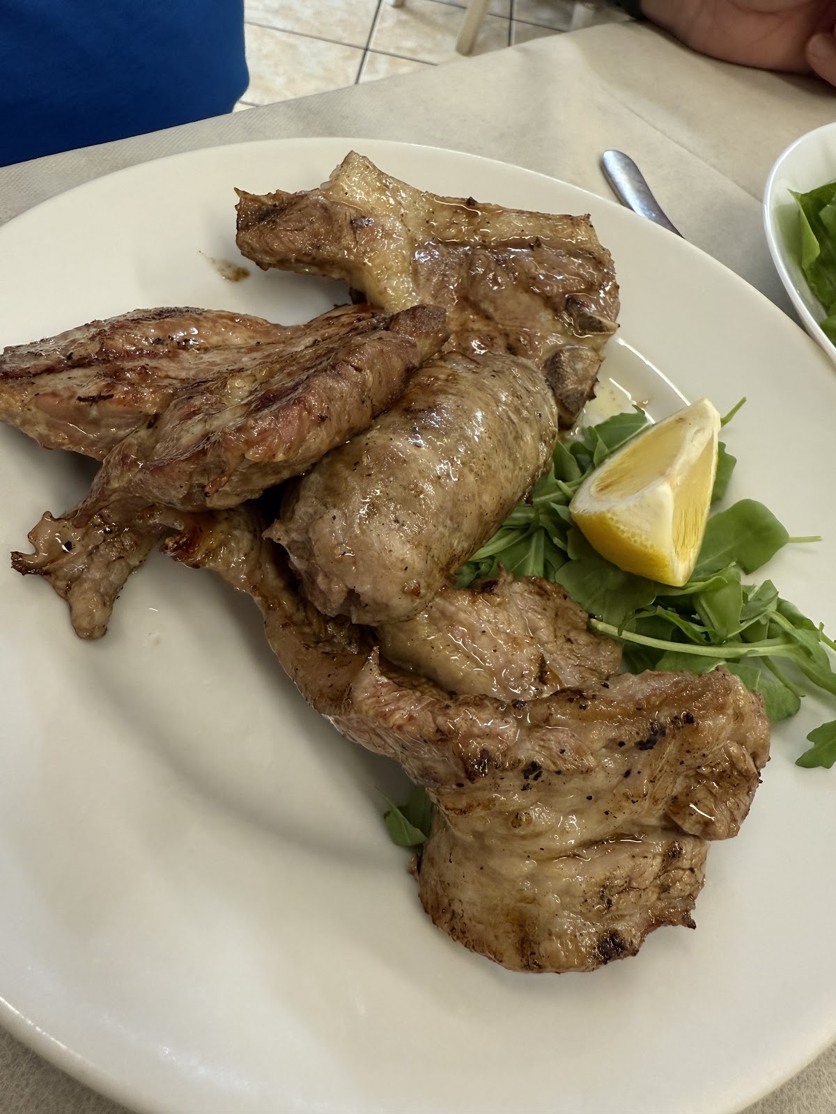Piatto del menù Menu turistico