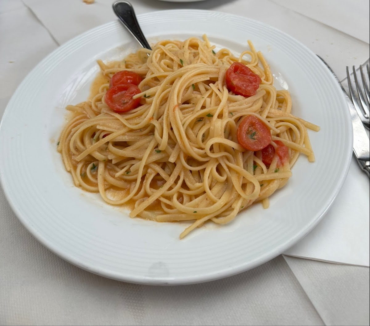 Piatto del menù Menu turistico