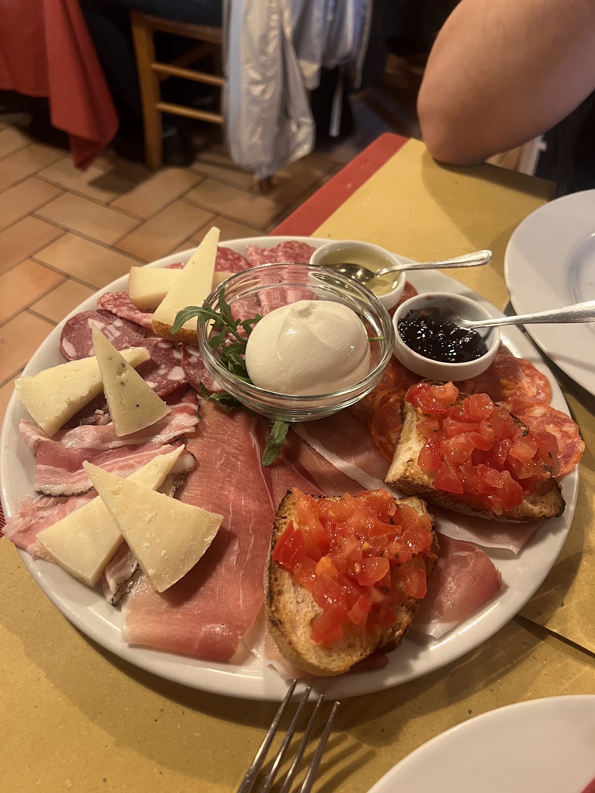 Piatto del menù Menu turistico