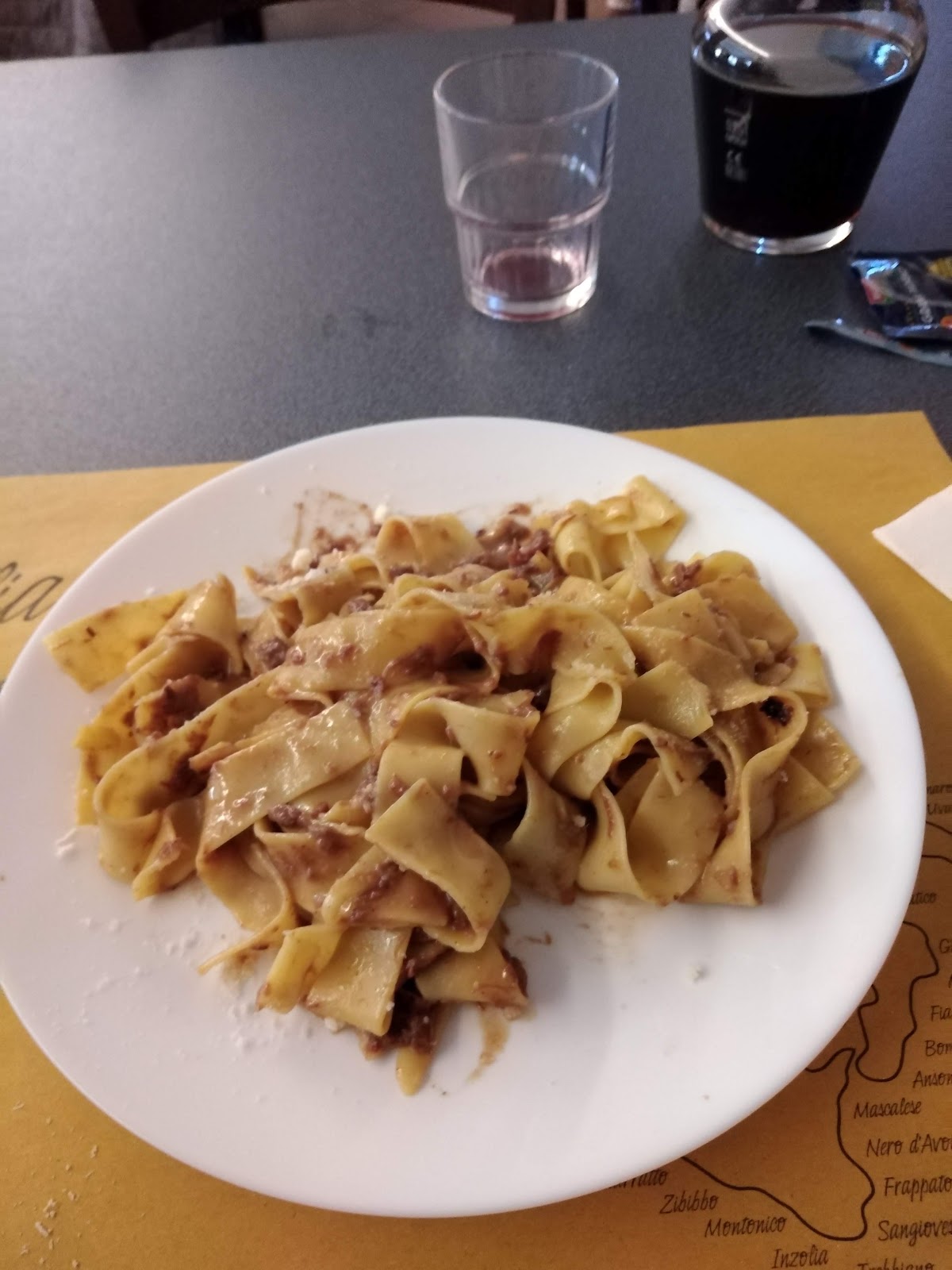 Piatto del menù Menu turistico