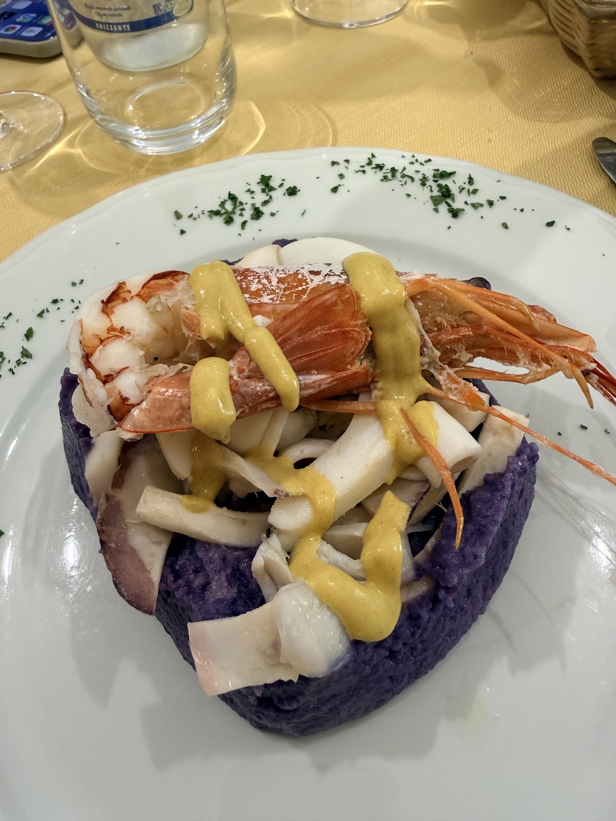 Piatto del menù Menu turistico di Terra