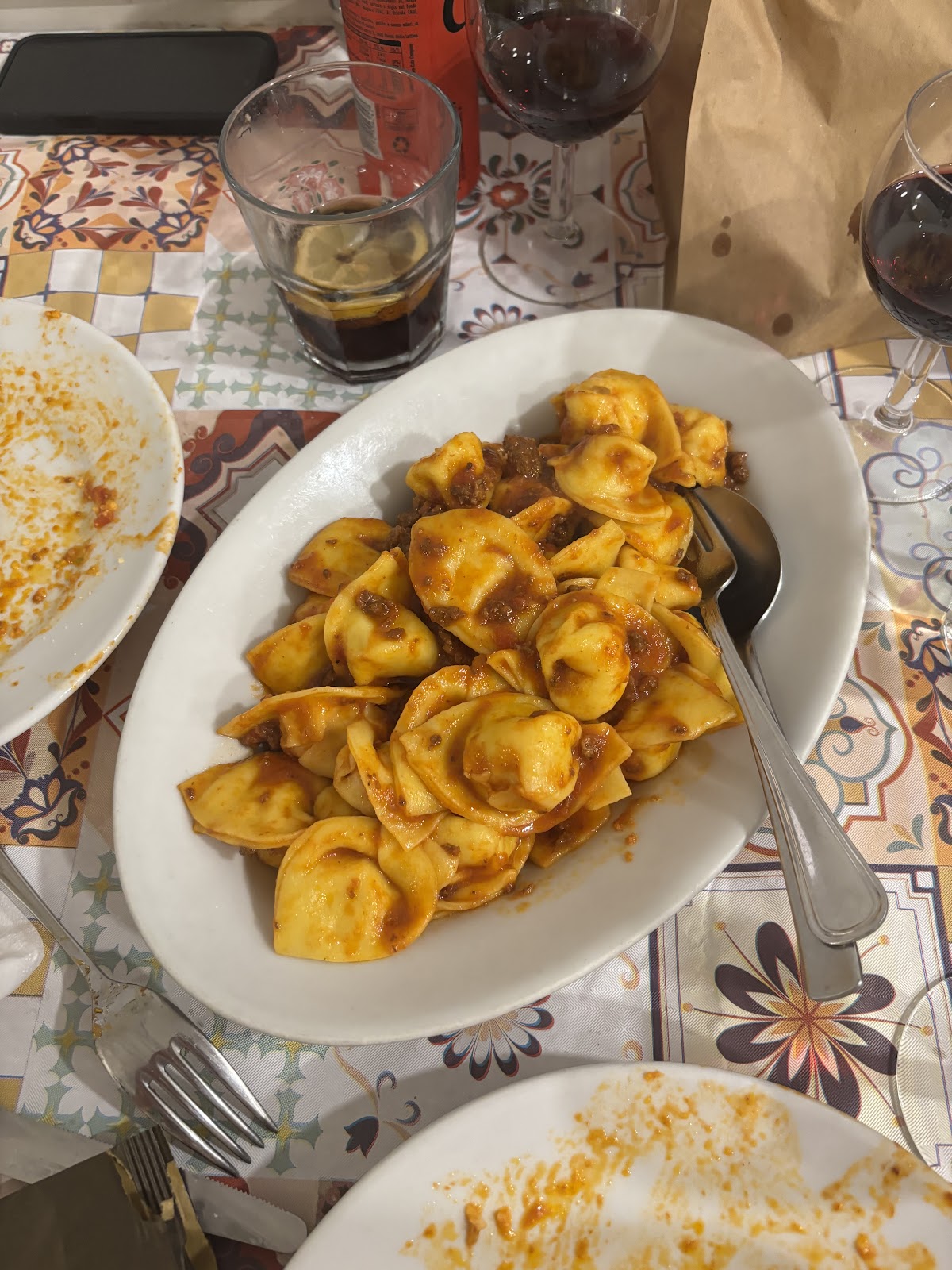 Piatto del menù Menu turistico