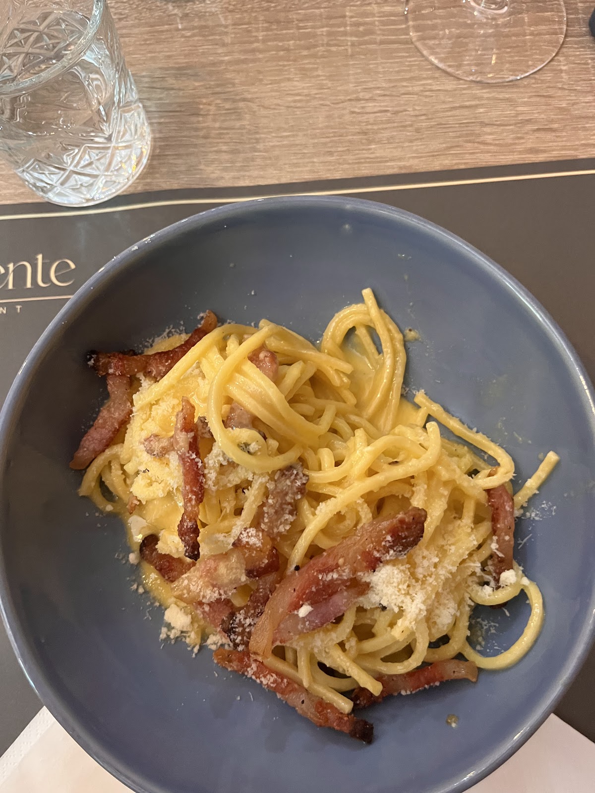 Piatto del menù Menu turistico terra