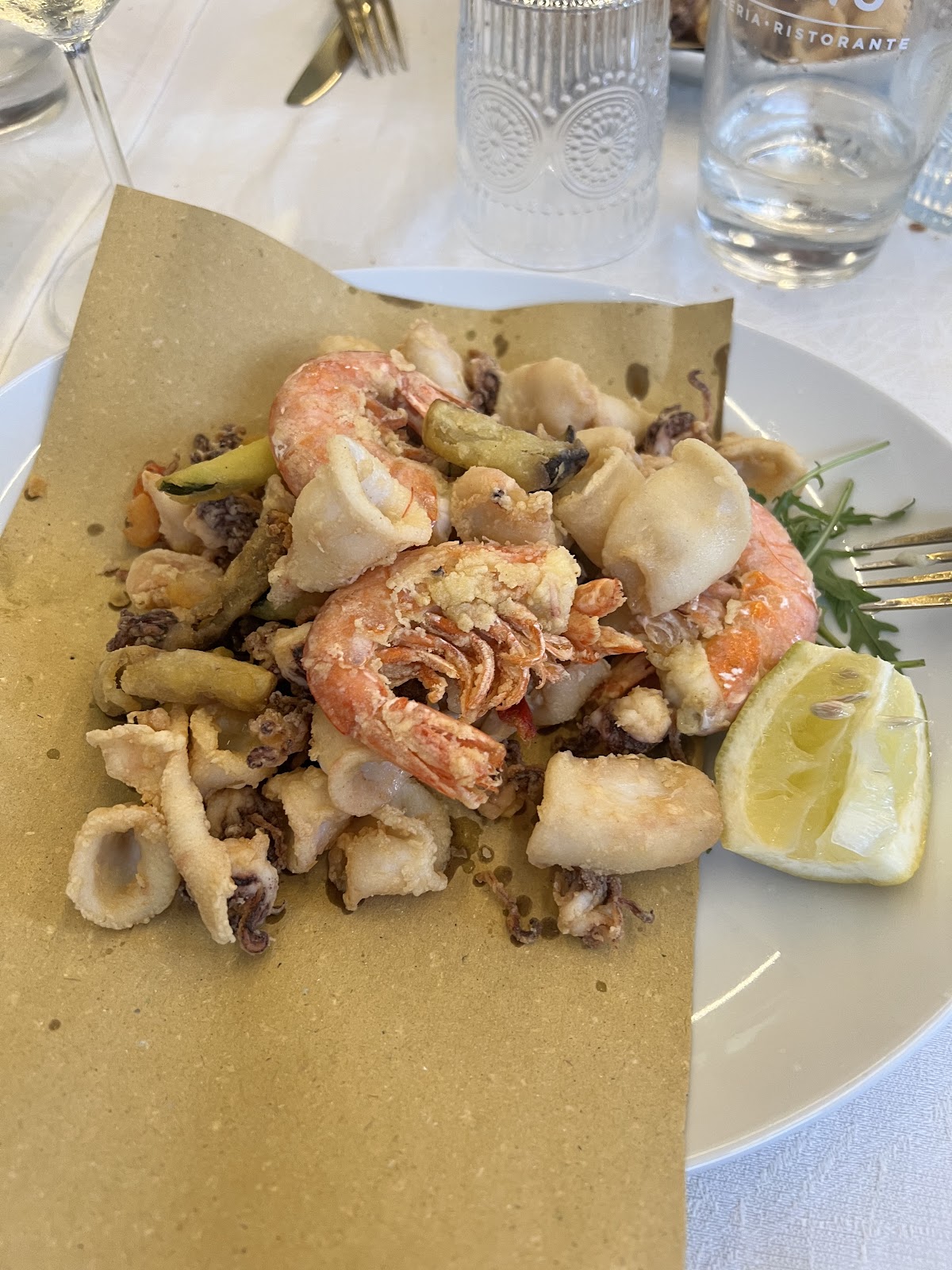 Piatto del menù Menu turistico