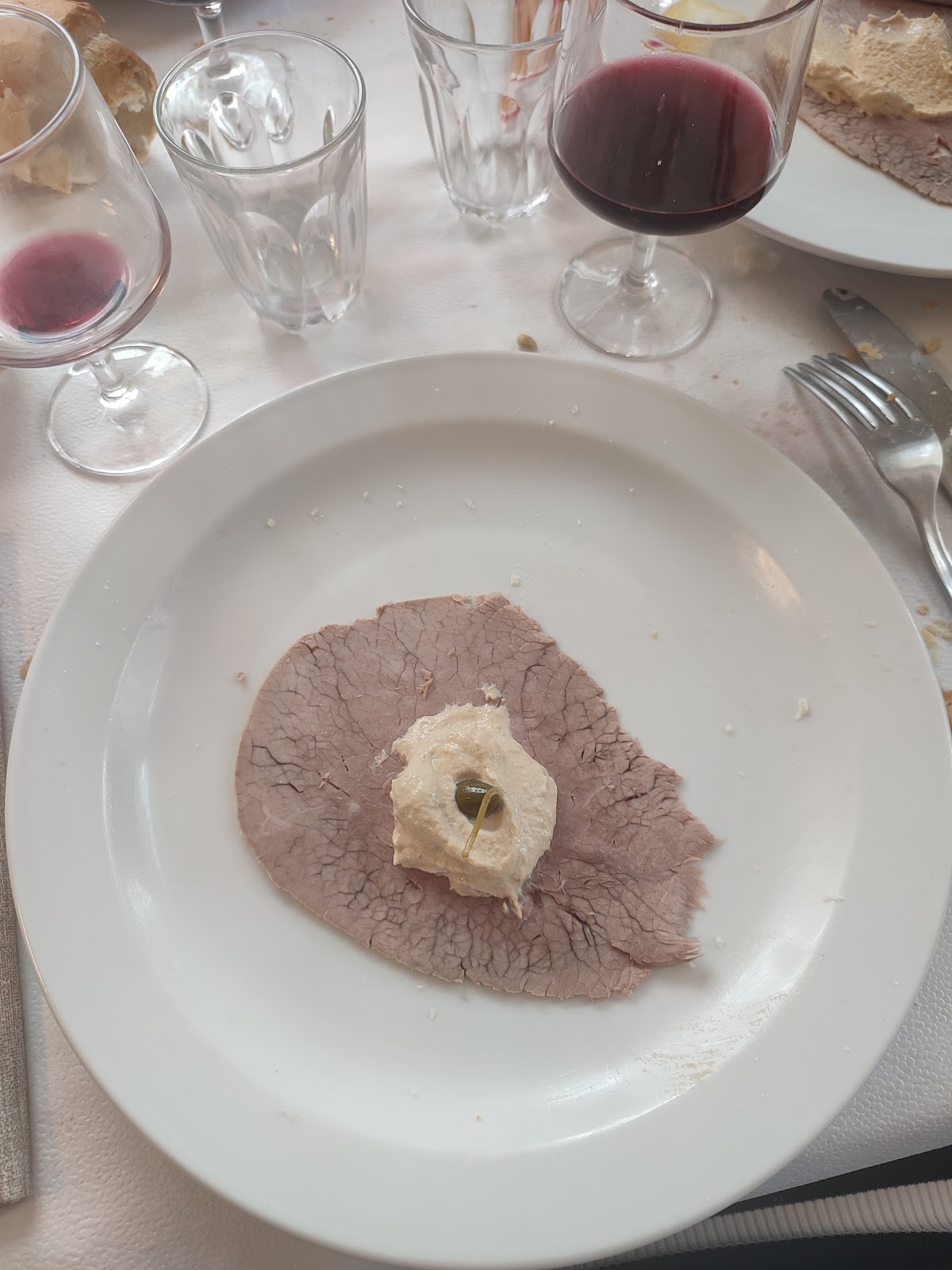Piatto del menù Menu turistico