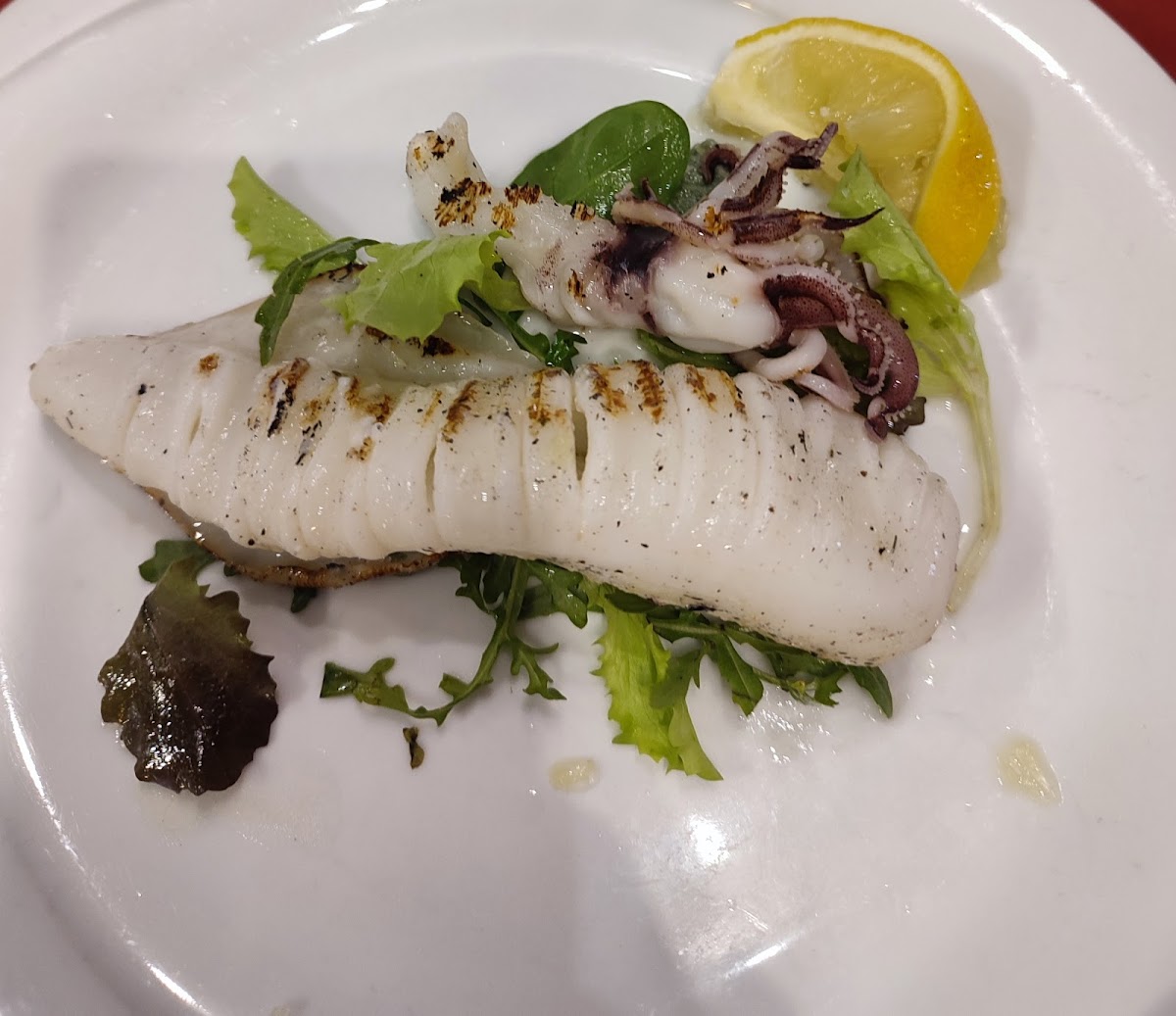 Piatto del menù Menu di Mare e Terra