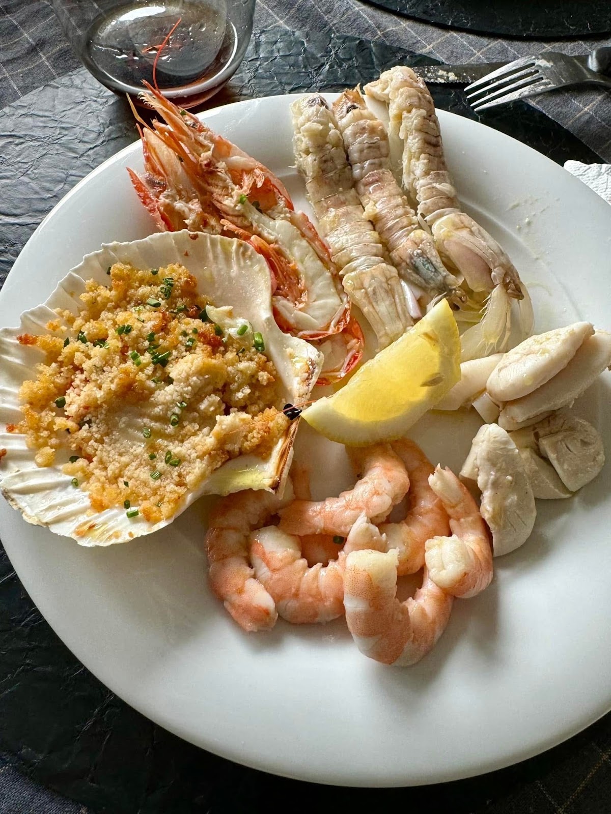 Piatto del menù Menu turistico