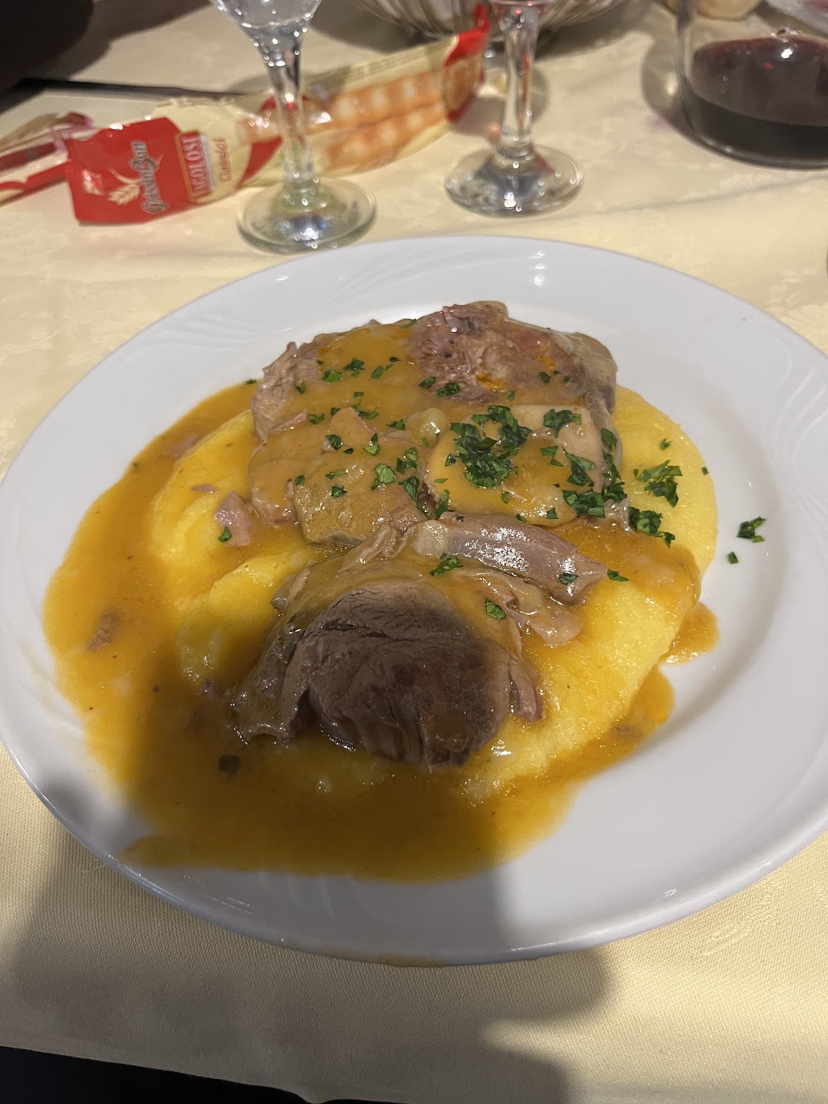 Piatto del menù Menu turistico