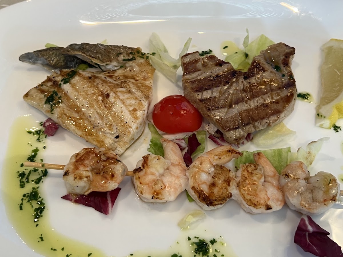 Piatto del menù Menu turistico di Mare