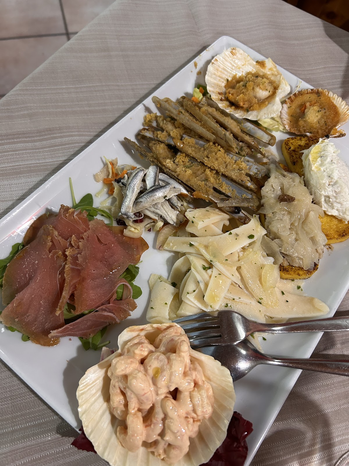 Piatto del menù Menu turistico
