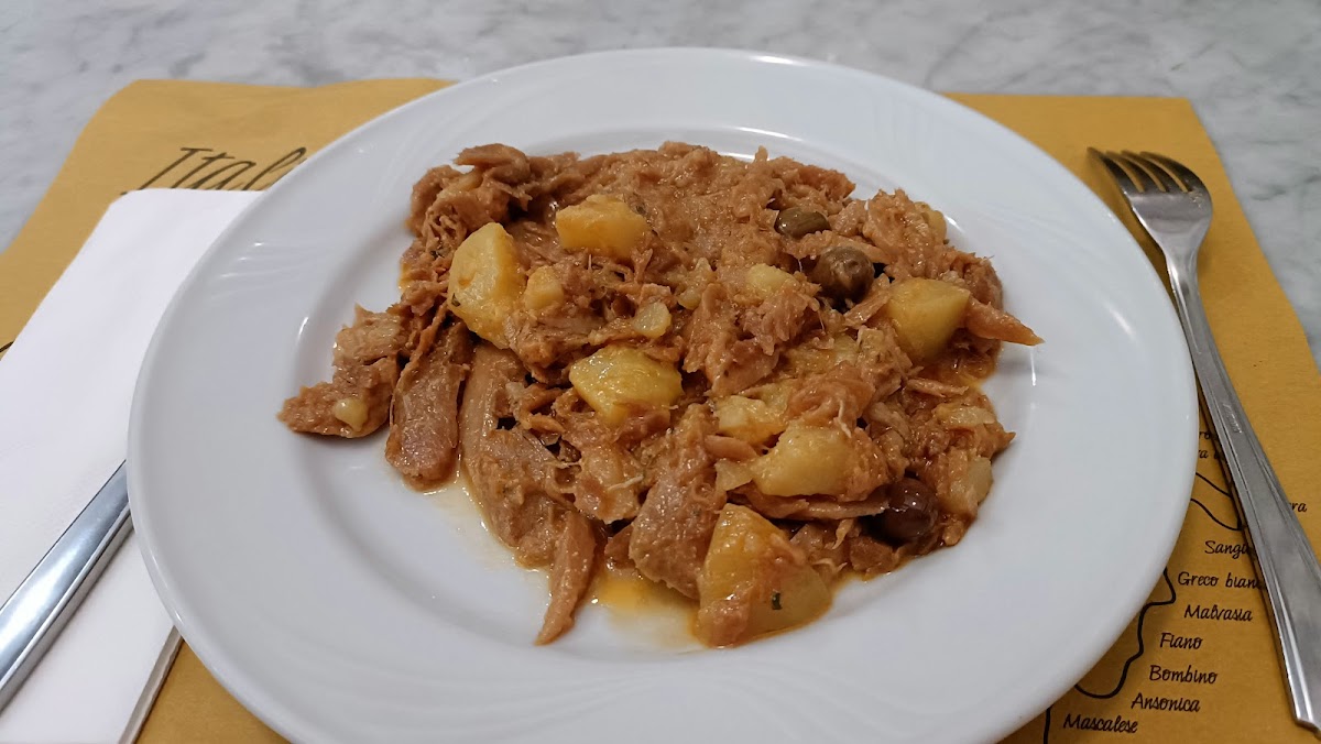 Piatto del menù Menu turistico di Terra
