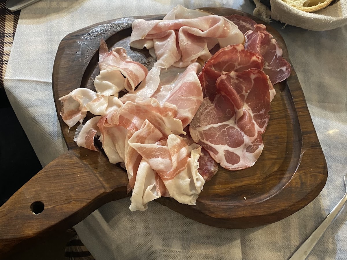 Piatto del menù Menu turistico
