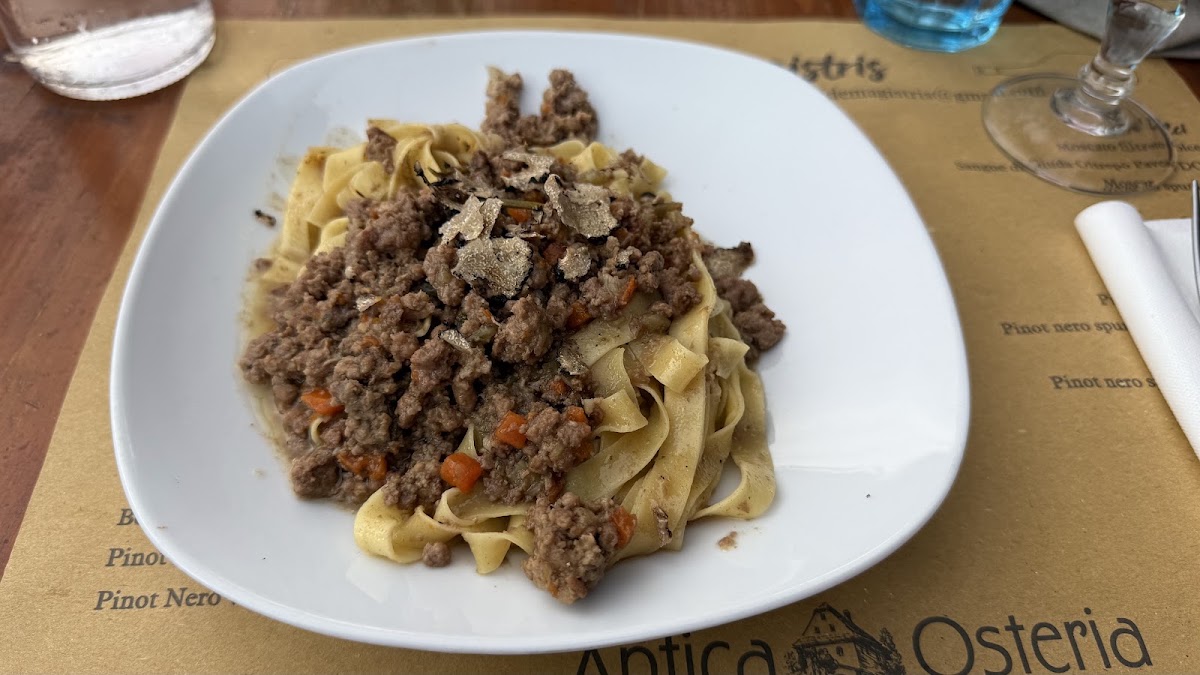 Piatto del menù Menu turistico