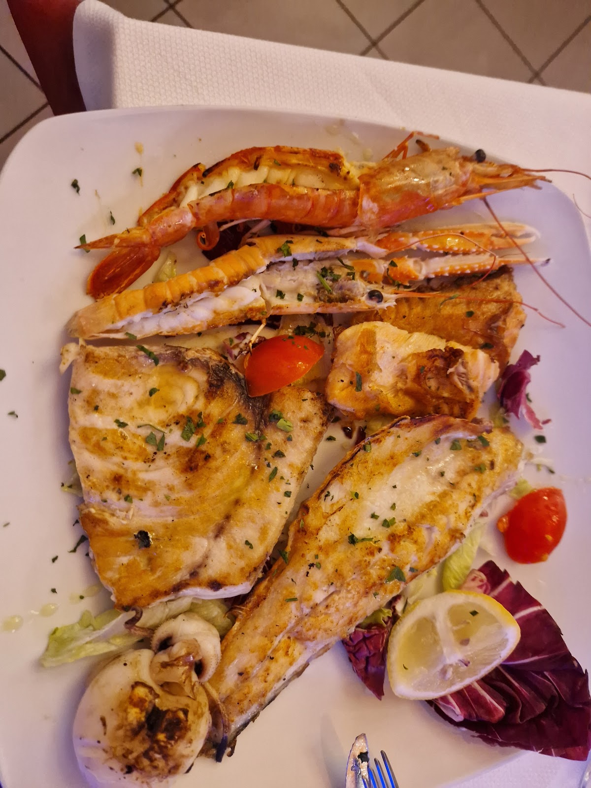 Piatto del menù Menu turistico