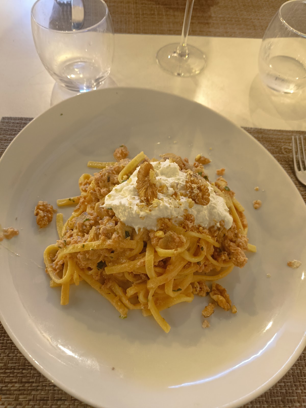 Piatto del menù Menu turistico