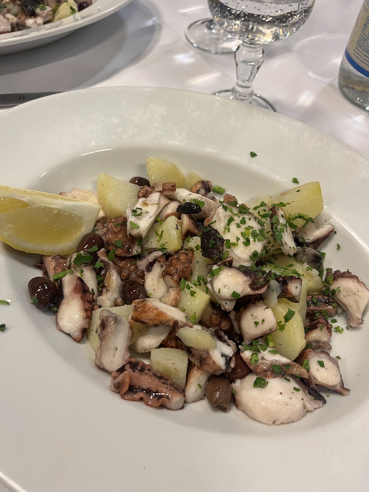Piatto del menù Menu turistico