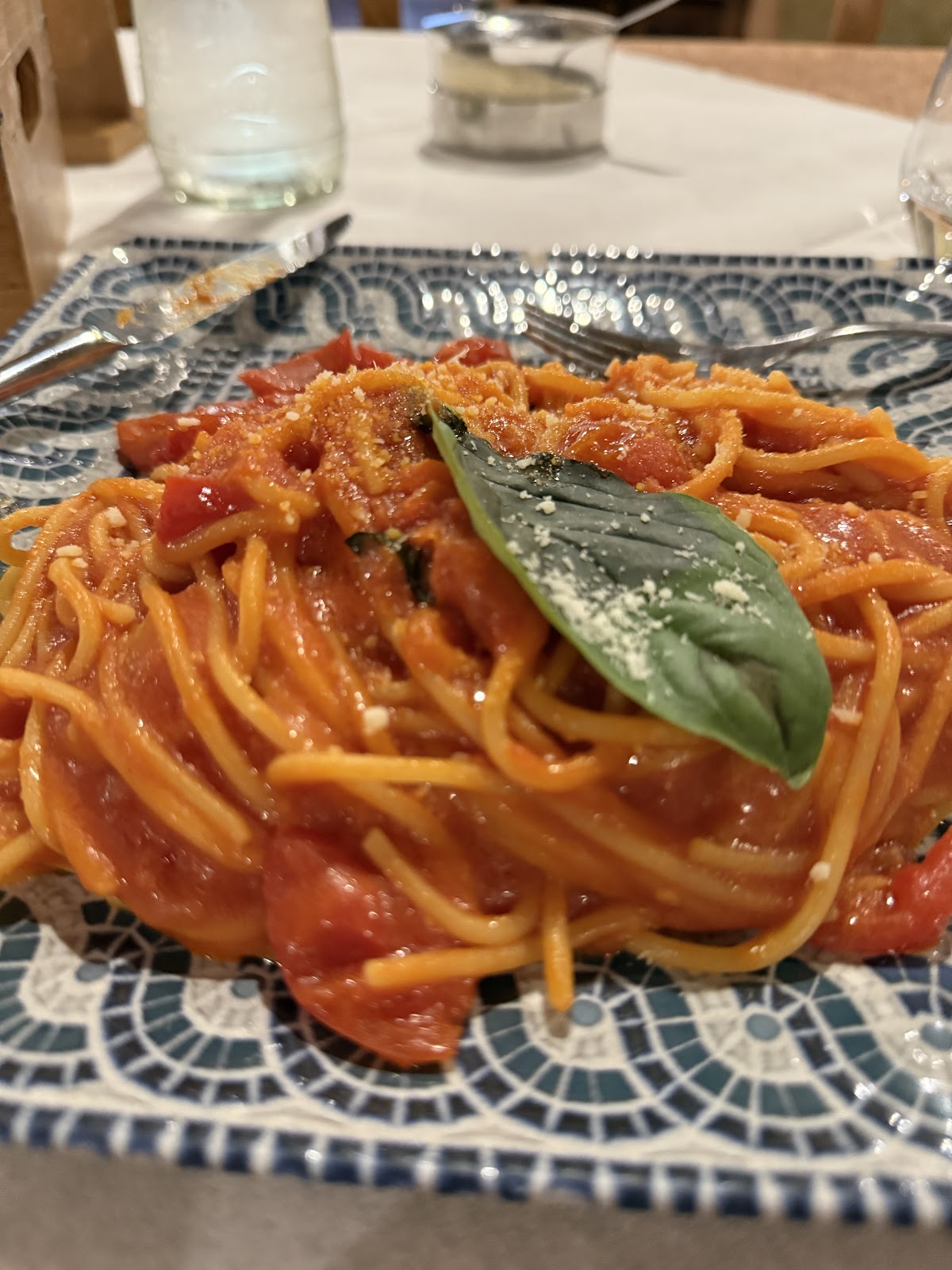 Piatto del menù Menu turistico