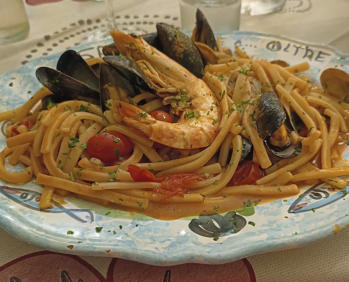 Piatto del menù Menu turistico di Mare