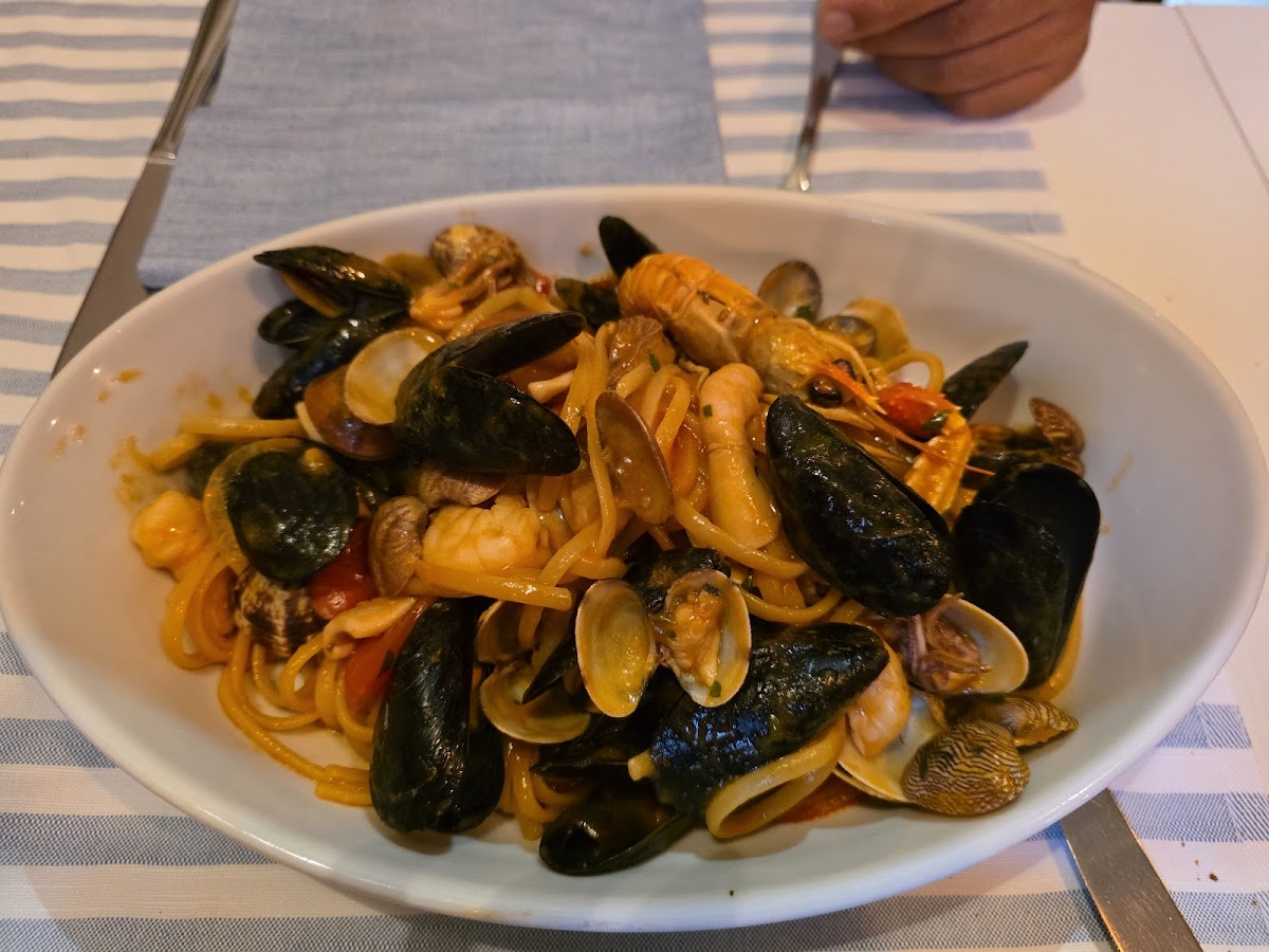 Piatto del menù Menu di Mare