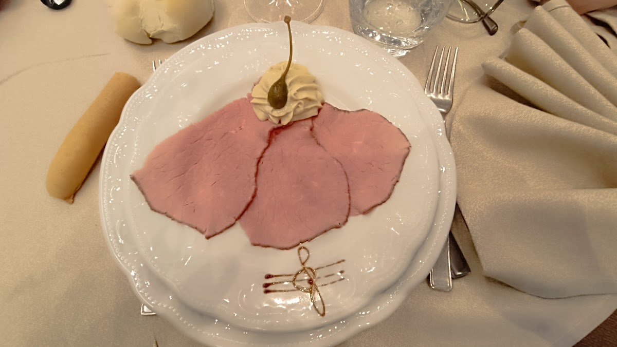 Piatto del menù Menu turistico
