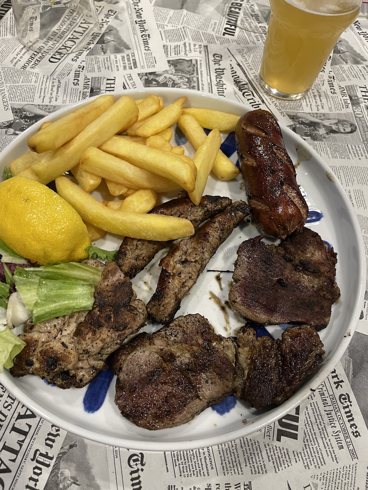 Piatto del menù Menu turistico